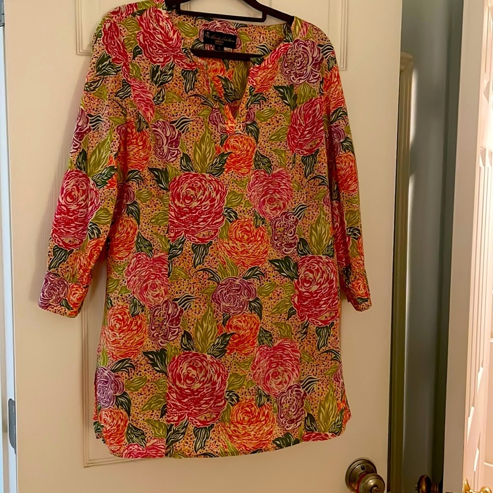 brooks brothers rose tunic